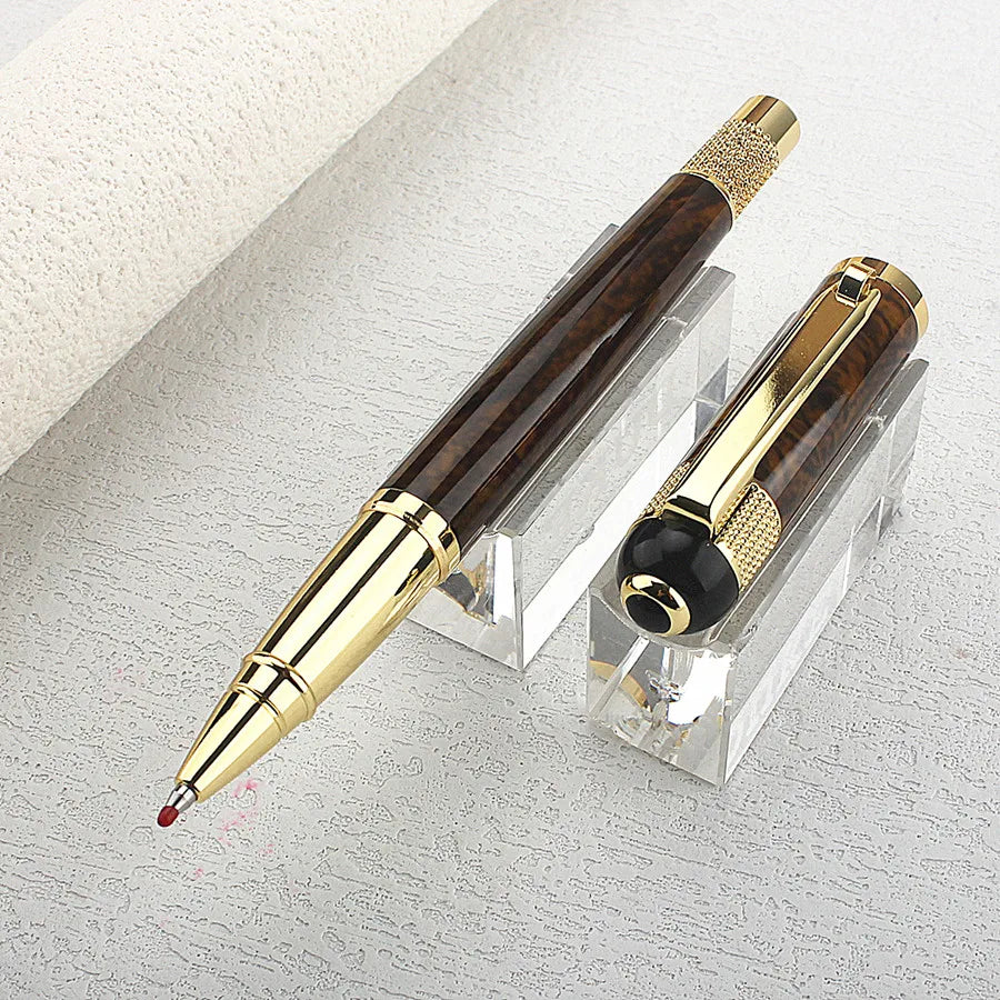 luxury Rollerball Pen 0.5mm black refill  Office Students ballpoint pen/Metal ball pen/gel pens Gift box